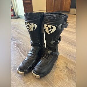 Thor MX T-30 Black White Motocross Men's Boots Size 6